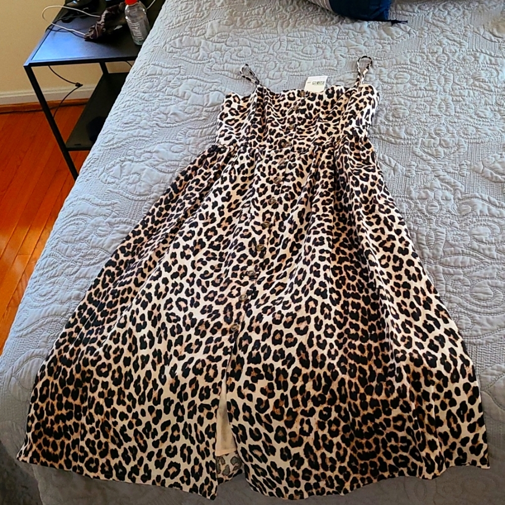 Cheetah print dress